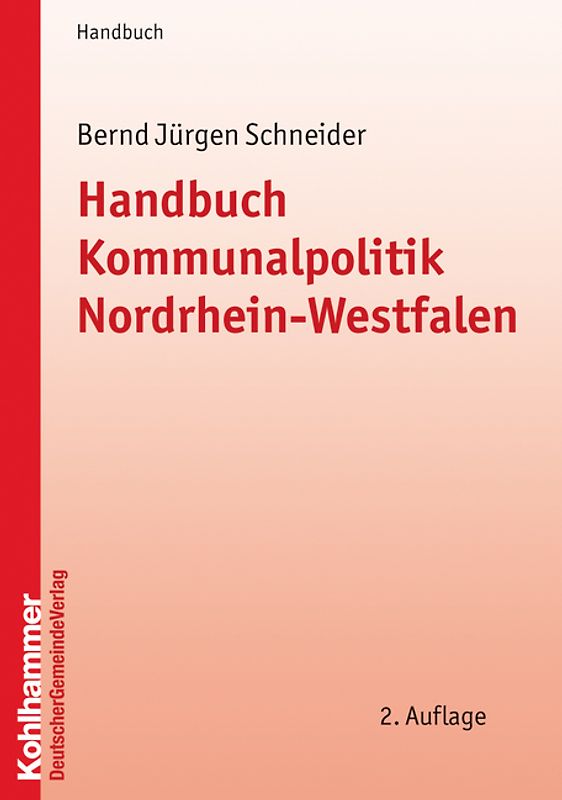 Handbuch Kommunalpolitik Nordrhein-Westfalen