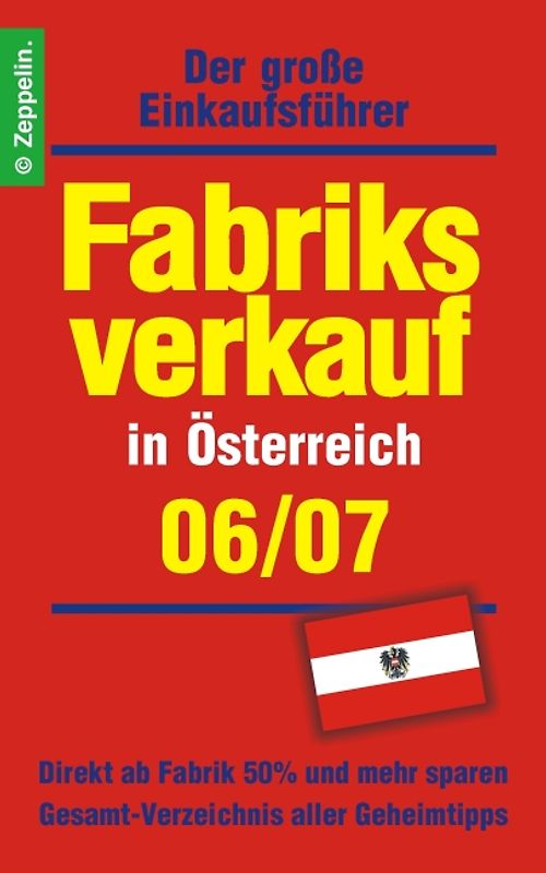 Fabriksverkauf in Österreich - 06/07