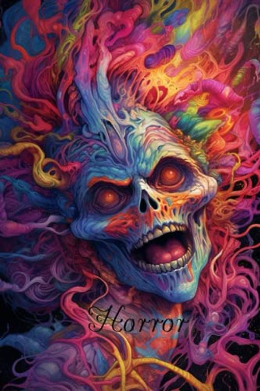 Horror Malbuch: das gruselige Malbuch für Erwachsene (Fantasy Malbücher)