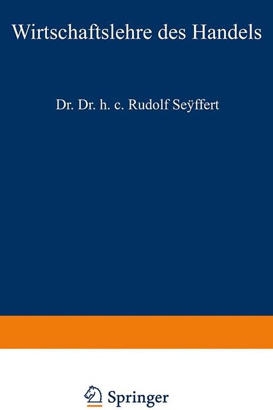 Wirtschaftslehre des Handels