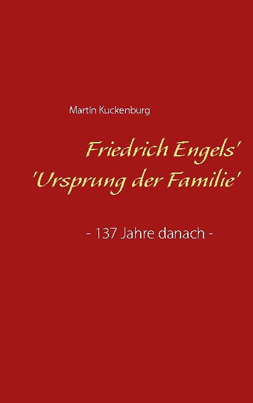 Friedrich Engels' 'Ursprung der Familie'