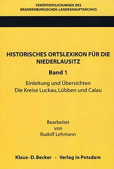 Historisches Ortslexikon für die Niederlausitz