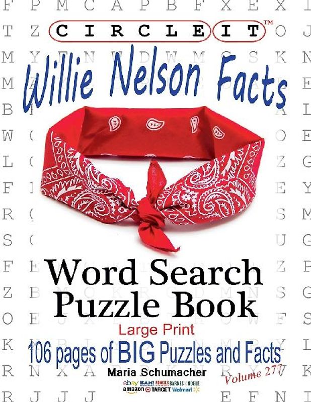 Circle It, Willie Nelson Facts, Word Search, Puzzle Book
