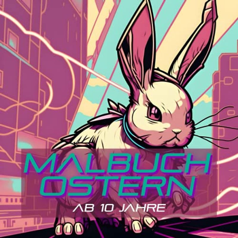 Malbuch Ostern ab 10: Coole Osterhasen für eine malerische Osterzeit