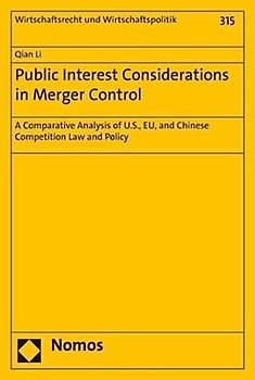 Public Interest Considerations in Merger Control