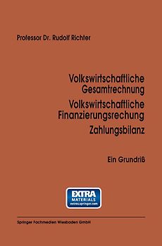 Volkswirtschaftliche Gesamtrechnung Volkswirtschaftliche Finanzierungsrechnung Zahlungsbilanz