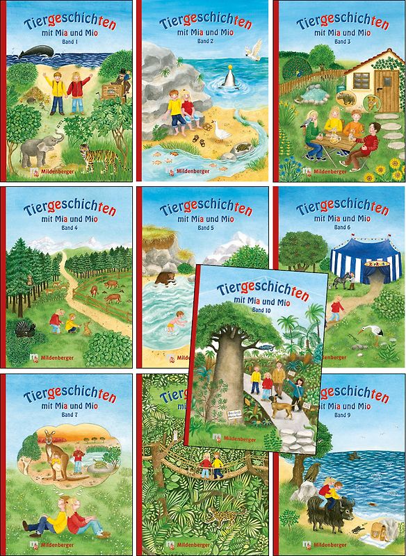 Paket – Tiergeschichten mit Mia und Mio – Komplettbezug Band 1 – 10