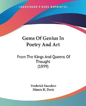 Gems Of Genius In Poetry And Art