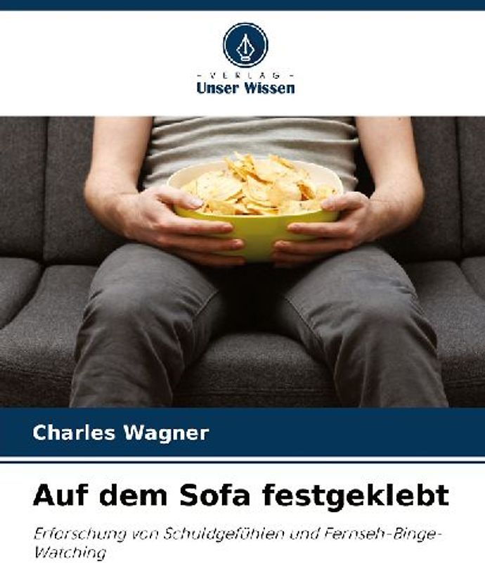 Auf dem Sofa festgeklebt