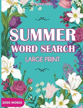 Summer Word Search Large Print