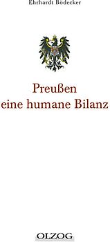 Preußen - eine humane Bilanz