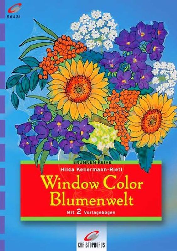 Window Color Blumenwelt. Mit 2 Vorlagebögen