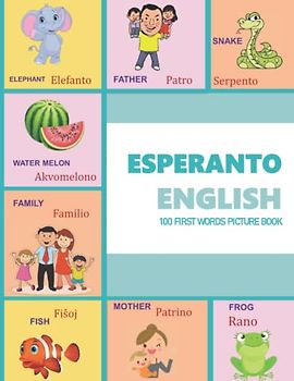 ESPERANTO ENGLISH 100 FIRST WORDS PICTURE BOOK: 28 Color pages, with 100 Words collected and grouped across familiar everyday themes like family, ... ESPERANTO Language Learning Books, Band 3)