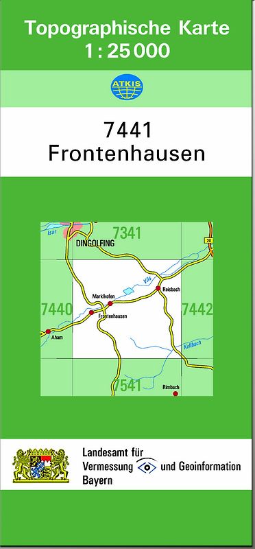 TK25 7441 Frontenhausen