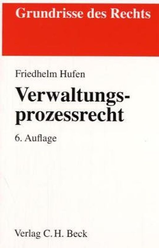 Verwaltungsprozessrecht