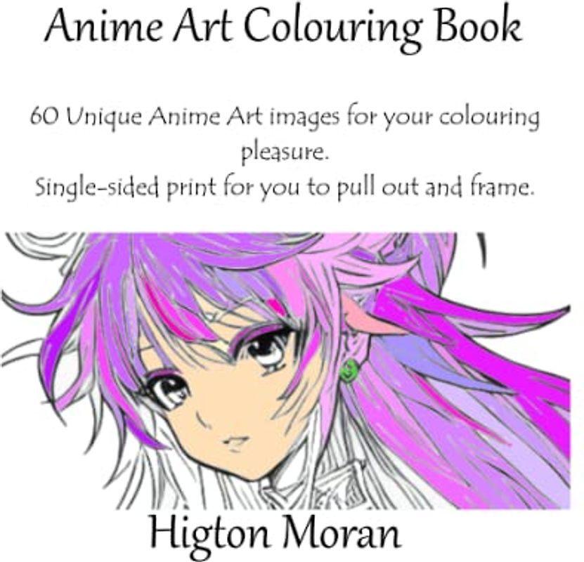 Anime Art Colouring Book: 60 Unique Anime Art images for your colouring pleasure (Manga, Band 6)