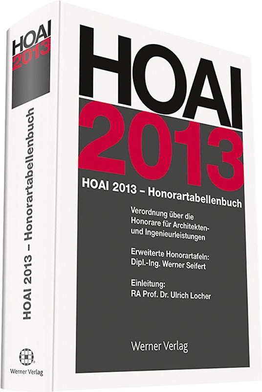 HOAI-Honorartabellenbuch 2013