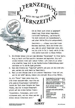 Tamukinder. (4. Halbjahr). Elternzeitung.