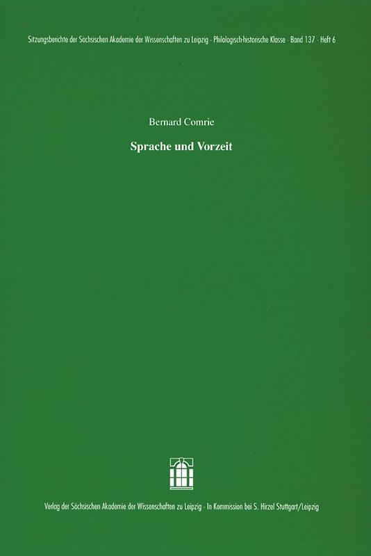 Sprache und Vorzeit