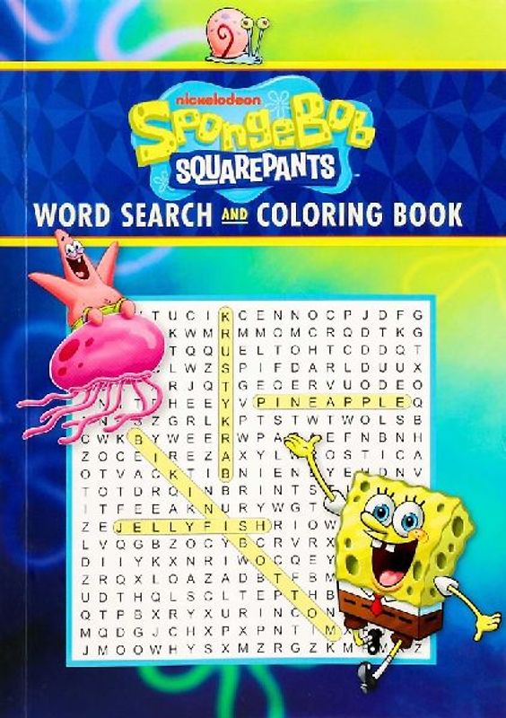 Spongebob Squarepants Word Search and Coloring Book