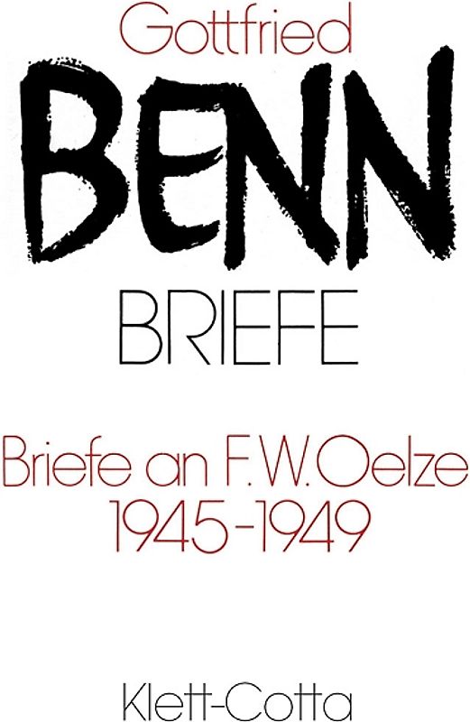 Briefe an F. W. Oelze. 1945-1949 (Briefe)