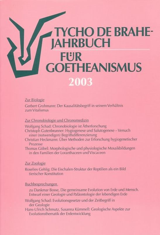 Tycho de Brahe-Jahrbuch für Goetheanismus / Tycho de Brahe-Jahrbuch für Goetheanismus