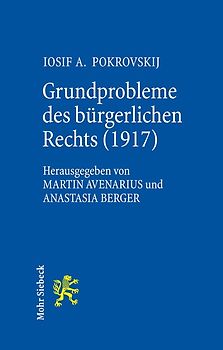 Grundprobleme des bürgerlichen Rechts (1917)