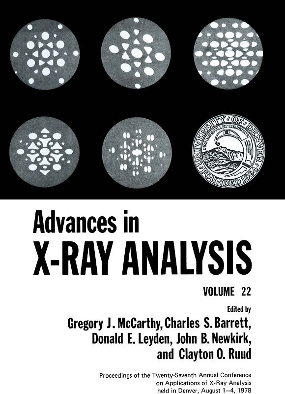 Advances in X-Ray Analysis