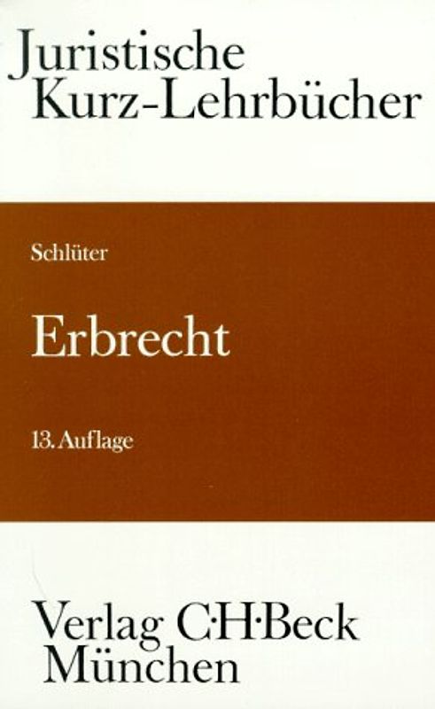 Erbrecht. Ein Studienbuch