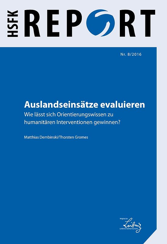 Auslandseinsätze evaluieren