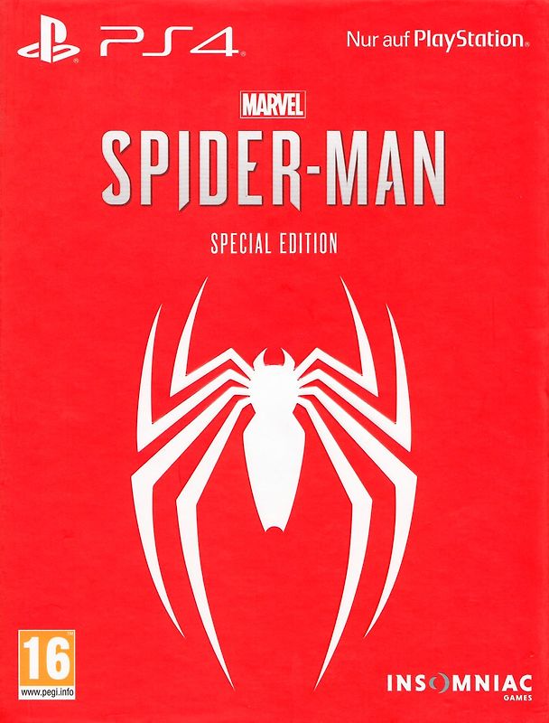 Marvel’s Spider-Man [Special Edition inkl. Steelbook, Artbook, Sticker, AT Import] PlayStation 4