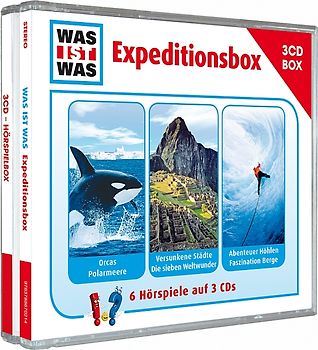 WAS IST WAS 3-CD-Hörspielbox Expedition