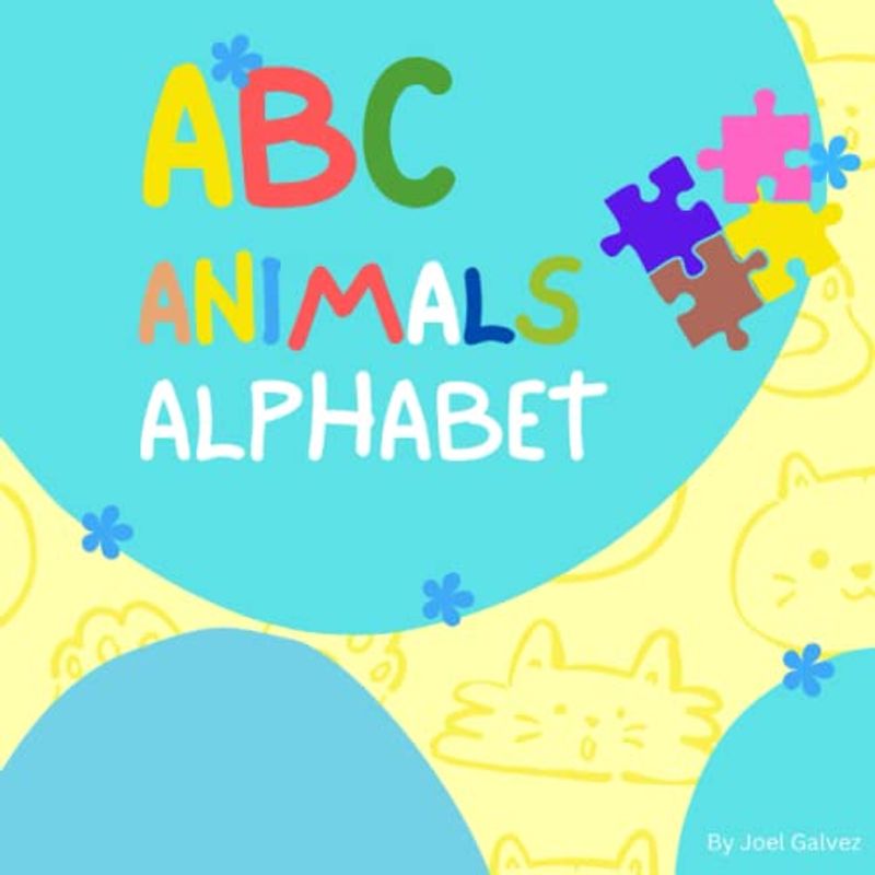 ABC Animals Alphabet Letter A-Z Colorful Playful for Kids