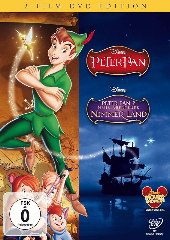 Peter Pan - Teil 1+2 [2 DVDs] DVD