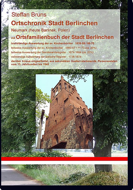 Ortsfamilienbuch Berlinchen 1736-1874 (Neumark)