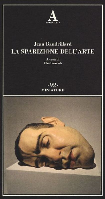 La sparizione dell'arte