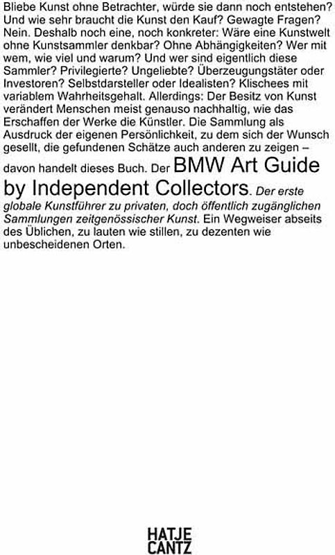 BMW Art Guide by Independent Collectors