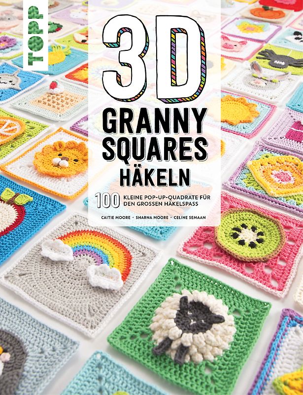 3D Granny Squares häkeln