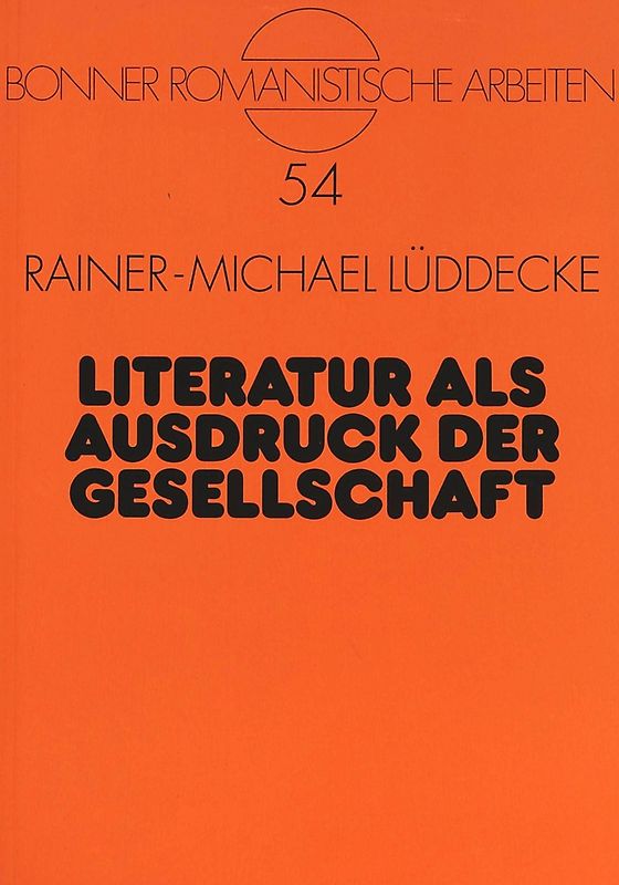 Literatur als Ausdruck der Gesellschaft