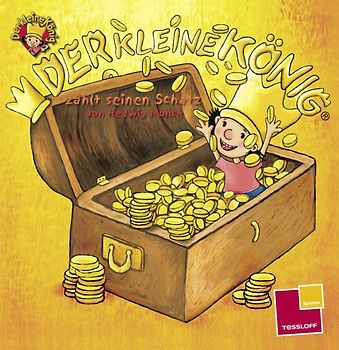 Der kleine König zählt seinen Schatz