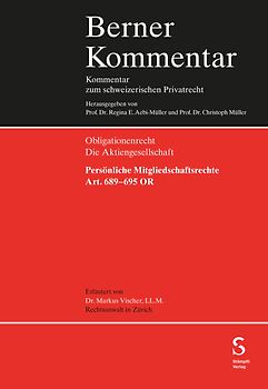 Persönliche Mitgliedschaftsrechte (Art. 689–695 OR)