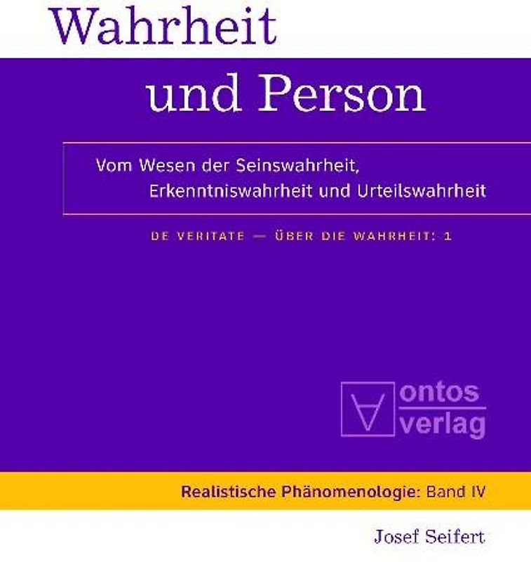 Wahrheit und Person