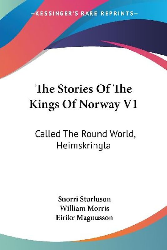 The Stories Of The Kings Of Norway V1