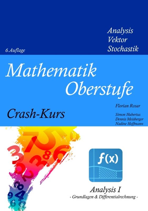 Mathematik Oberstufe Crash-Kurs  (Teil 1). Analysis 1 (Differentialrechnung)