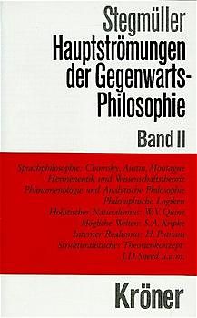 Hauptströmungen der Gegenwartsphilosophie. Eine kritische Einführung
