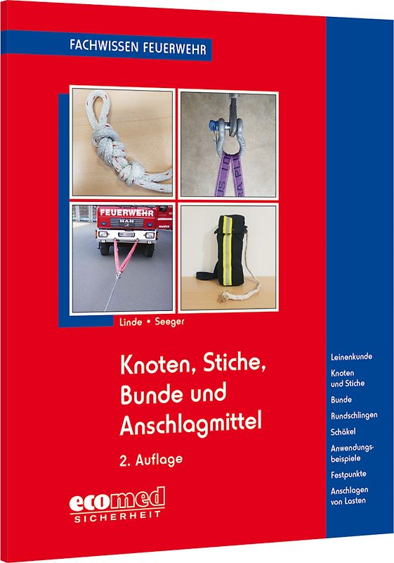 Knoten, Stiche, Bunde und Anschlagmittel