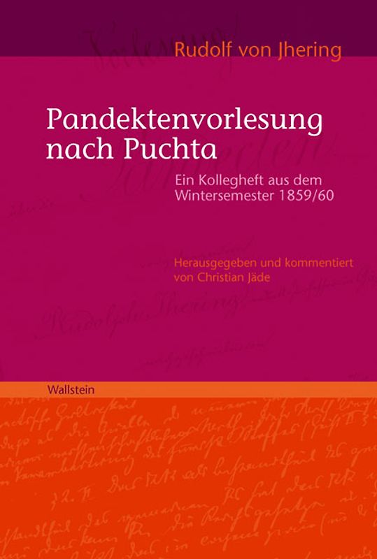 Pandektenvorlesung nach Puchta
