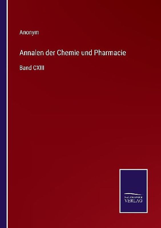 Annalen der Chemie und Pharmacie