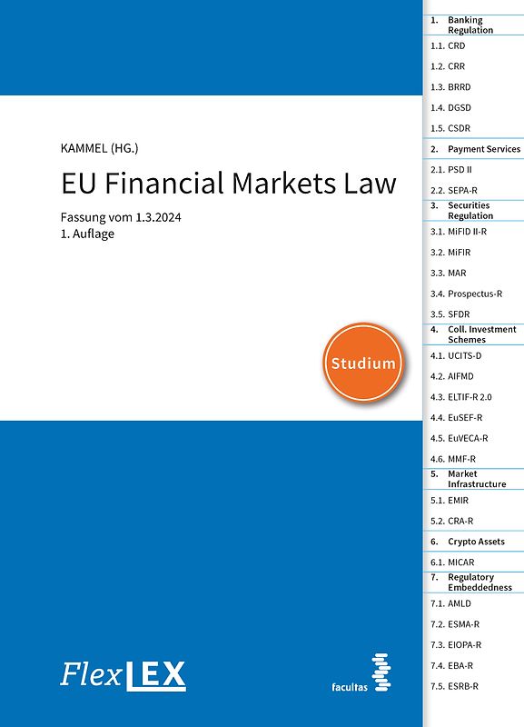FlexLex EU Financial Markets Law | Studium