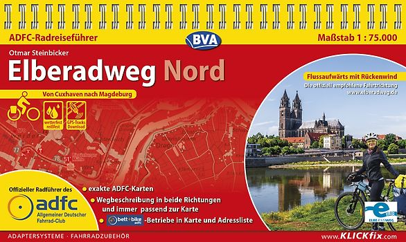 BVA ADFC Radreiseführer Elberadweg Nord